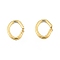 304 Stainless Steel Jump Rings, Open Jump Rings, Oval, Golden, 4x3x0.6mm, 22 Gauge, Inner Diameter: 2x2.5mm