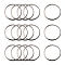 Tarnish Resistant 201 Stainless Steel Linking Rings, Ring, Stainless Steel Color, 25x1~1.2mm, Inner Diameter: 22mm