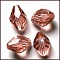 Imitation Austrian Crystal Beads, Grade AAA, K9 Glass, Faceted, Bicone, Light Salmon, 8x11mm, Hole: 0.9~1mm