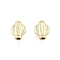Alloy Beads, Cadmium Free & Lead Free, Lantern Shaped, Light Gold, 9.5x8x3mm, Hole: 1.8mm