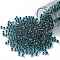 TOHO Round Seed Beads, Japanese Seed Beads, (748) Copper Lined Light Aqua, 8/0, 3mm, Hole: 1mm, about 1110pcs/50g