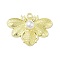 Rack Plating Alloy Pendants, with Acrylic Imitation Pearls, Bees Charms, Light Gold, 30x40x9mm, Hole: 2.8mm
