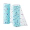Star Sequin Deco Mesh Ribbons, Tulle Fabric, Tulle Roll Spool Fabric For Skirt Making, Aquamarine, 6 inch(15.24cm), about 10yards/roll(9.144m/roll).