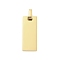 304 Stainless Steel Stamping Blank Tag Pendants, Ion Plating(IP), Rectangle Charms, Golden, 25x10x2mm, Hole: 5.5x3mm