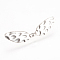 Tibetan Style Alloy Beads, Wing, Cadmium Free & Nickel Free & Lead Free, Antique Silver, 11x42x5mm, Hole: 2mm, about 475pcs/1000g