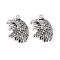 Alloy Pendants, Lead Free & Cadmium Free, Eagle, Antique Silver, 40x33x6mm, Hole: 3mm