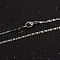 Tarnish Resistant 304 Stainless Steel Mariner Link Chain Necklaces, with Lobster Claw Clasps, Stainless Steel Color, 15.7 inch(40cm), 2mm