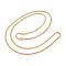 304 Stainless Steel Curb Chain Necklaces, with Lobster Clasp, Golden, 29.5 inch(75cm), 3mm