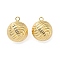 Brass Pendants, Ball Charms, Cadmium Free & Nickel Free & Lead Free, Real 18K Gold Plated, 21.5x18x16mm, Hole: 2mm