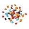 Glass Rhinestone Cabochons, Pointed Back & Back Plated, Faceted, Teardrop/Triangle/Rhombus, Mixed Color, 5.8~10.1x3.9~8.8x2.5~4.6mm