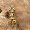 Brass Beads, Vajra, Raw(Unplated), 23x10mm