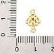 Подвески/звенья из латуни с прозрачным кубическим цирконием FIND-L019-07G-02-3