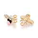 Rhinestone сплава и эмали подвески PALLOY-T092-41G-2