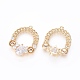 Сеттинги для кулона (кабошонов) ZIRC-L077-021G-2