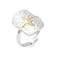 Регулируемые манжетные кольца из нержавеющей стали 304 RJEW-S626-01GP-B-2