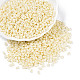 Непрозрачные цвета блестящие стеклянные бусины SEED-T006-02K-3