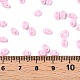 Выпечка краска стеклянные бусины SEED-T006-03M-4