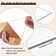 Прозрачные акриловые шаблоны для квилтинга DIY-WH0381-004-4