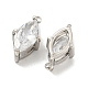 Подвески из нержавеющей стали 304 с кубическим цирконием STAS-L278-006P-01-2