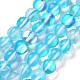 Прозрачные стеклянные бусины GLAA-B022-8mm-17-1