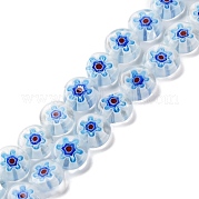 Ручной работы millefiori стеклянные бусины нитки LAMP-G164-12J