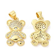 Латунные микро проложить кубического циркония подвески KK-M249-08G
