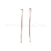 Латунные шпильки с плоской головкой KK-WH0058-03A-RG