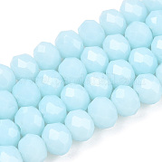 Непрозрачные сплошные цветные стеклянные бусины EGLA-A034-P1mm-D06