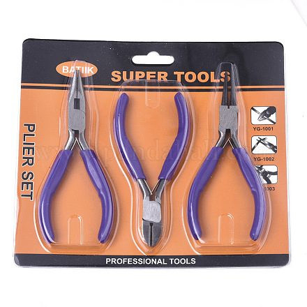 45 # стали ювелирные изделия плоскогубцы наборы TOOL-S012-08B-1