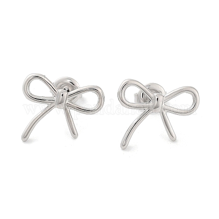 Серьги-гвоздики из нержавеющей стали 304 EJEW-H115-08P-1