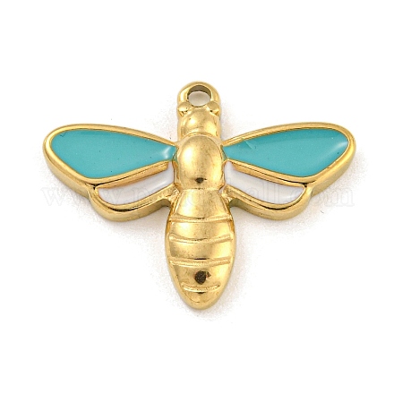 Подвески из нержавеющей стали 304 с эмалью STAS-M073-61G-1