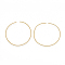 Brass Quick Link Connectors, Linking Rings, Nickel Free, Real 18K Gold Plated, 42~43x39~40x1mm, Inner Measure: 40~41x37~38mm