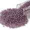 TOHO Round Seed Beads, Japanese Seed Beads, (166) Transparent AB Light Amethyst, 8/0, 3mm, Hole: 1mm, about 222pcs/10g