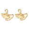 304 Stainless Steel Pendants, Manual Polishing, Ginkgo Leaf Charm, Ion Plating(IP), Golden, 16x16.5x3.5mm, Hole: 3.5x1.6mm