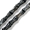 Natural Larvikite Beads Strands, Bamboo Joint, 12x5x4mm, Hole: 1mm, about 32pcs/strand, 14.96''(38cm)