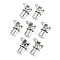 Tibetan Style Alloy Pendants, Cadmium Free & Lead Free, Tableware, Antique Silver, 20x16x10mm, Hole: 1.5mm