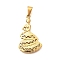 201 Stainless Steel Pendants, Dancing Girl Charms, Ion Plating(IP), Golden, 38x22x2.5mm, Hole: 9x4.5mm