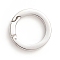 Tarnish Resistant 304 Stainless Steel Spring Gate Rings, O Rings, Stainless Steel Color, 24x3.5mm, Inner Diameter: 17mm