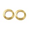 Brass Linking Rings, Lead Free & Cadmium Free, Round Ring, Real 24K Gold Plated, 18x2mm, Inner Diameter: 12mm