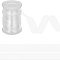NBEADS 10.94 Yards(10m) Clear Elastic Strap, 15mm Wide Transparent Elastic Band Clear Bra Strap Lightweight Clear Elastic for DIY Shoulder Bra Clothes Sewing Project