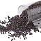 TOHO Round Seed Beads, Japanese Seed Beads, (615) Matte Color Iris Purple, 15/0, 1.5mm, Hole: 0.7mm, about 3000pcs/bottle, 10g/bottle