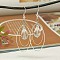 Trendy Glass Teardrop Dangle Earrings, with Brass Oval Rings and Brass Earring Hooks, Clear, 65mm