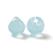 Imitation Jelly Style Acrylic Charms, Teardrop, Light Cyan, 13.5x13x13.5mm, Hole: 3mm, about 365pcs/500g