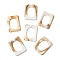 Opaque Acrylic Linking Rings, Rectangle, Peru, 40x30x3mm, Inner Diameter: 18.5x26mm, about 195pcs/500g