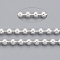 Brass Ball Chains, Long-Lasting Plated, Soldered, with Spool, Cadmium Free & Lead Free, Silver, 2mm, about 301.83 Feet(92m)/roll