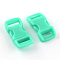 POM Plastic Side Release Buckles, Survival Bracelet Clasps, Aquamarine, 29x15x6mm, Hole: 11x3.5mm