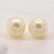 ABS Plastic Imitation Pearl Round Beads, White, 20mm, Hole: 2.5mm, about 120pcs/500g
