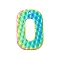 Ion Plating(IP) 304 Stainless Steel Pendants, Oval Charms, Rainbow Color, 33x20.5x0.7mm, Hole: 1.5mm
