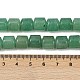 Естественный зеленый авантюрин бисер нитей G-G275-D01-10x10mm-5