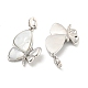 Латунные микропаве прозрачные подвески с фианитом KK-L211-019P-01-2